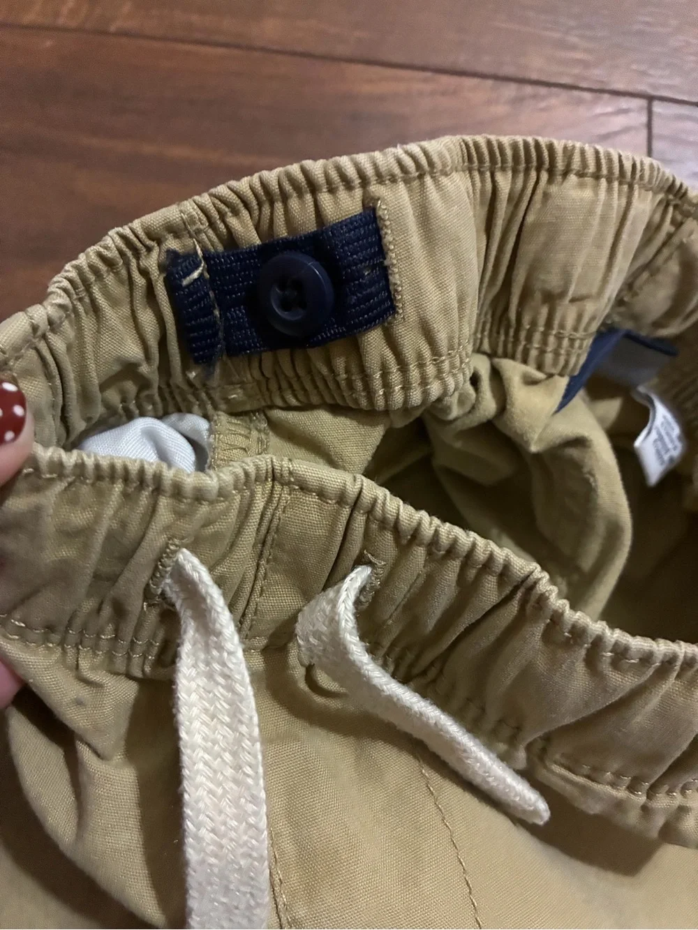 The Children's Place Khaki Jogger Pants with Drawstring